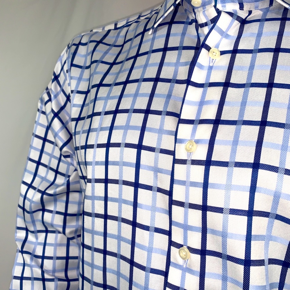 Men's DAVID DONAHUE Dress Shirt. Size 16.5/34-35.